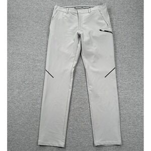 TaylorMade Golf Pants Mens Size 34x34 Gray Performance Stretch Chino Outdoor